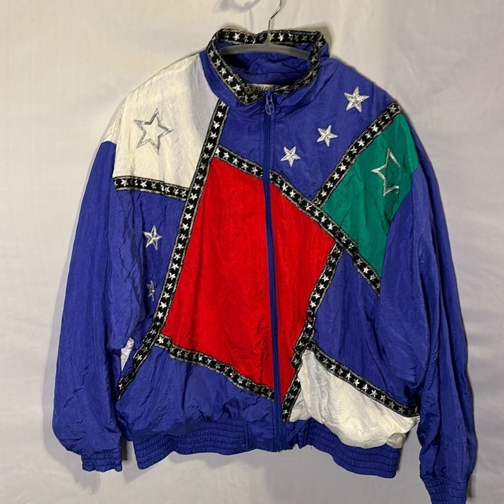 Lavon 1980s Windbreaker Vintage Stars